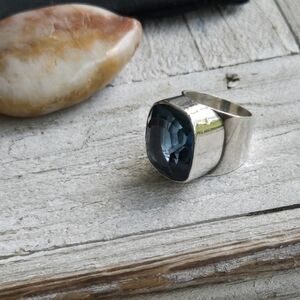 Sterling Silver Wide Band Ring